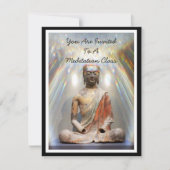 Siddhartha Gautama Statue Einladung (Vorderseite)