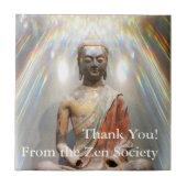 Siddhartha Gautama Statue Fliese (Vorderseite)