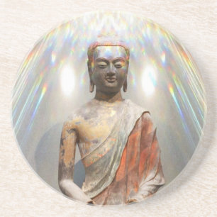 Siddhartha Gautama Statue Getränkeuntersetzer