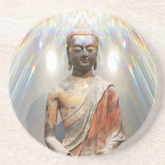 Siddhartha Gautama Statue Getränkeuntersetzer (Vorne)