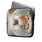 Siddhartha Gautama Statue Laptopschutzhülle (Vorderseite Links)