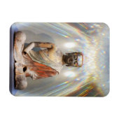 Siddhartha Gautama Statue Magnet (Horizontal)