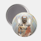 Siddhartha Gautama Statue Magnet (Vorderseite/Rückseite)