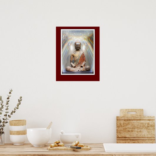 Siddhartha Gautama Statue Poster (Küche)