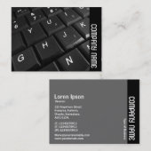 Side Band - Notebook-Tastatur 02 Visitenkarte (Vorne/Hinten)