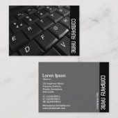 Side Band - Notebook-Tastatur Visitenkarte (Vorne/Hinten)