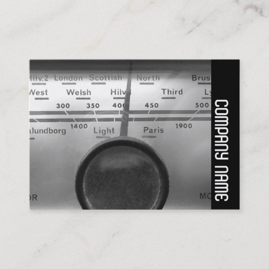Side Band - Old UK Radio Dial Visitenkarte (Vorderseite)