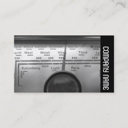 Side Band - Old UK Radio Dial Visitenkarte (Vorderseite)