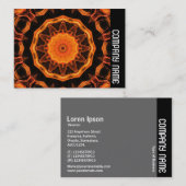 Side Band - Orange Kaleidescope 01 Visitenkarte (Vorne/Hinten)