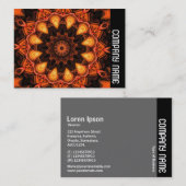Side Band - Orange Kaleidescope 07 Visitenkarte (Vorne/Hinten)