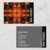 Side Band - Orange Kaliediscope 03 Visitenkarte (Vorne/Hinten)