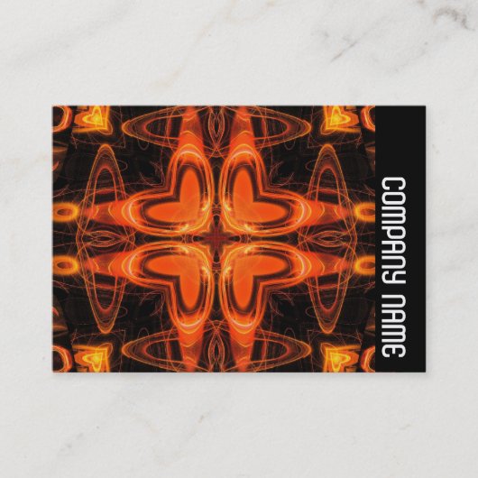 Side Band - Orange Kaliediscope 03 Visitenkarte (Vorderseite)