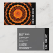 Side Band - Orange Kaliediscope 04 Visitenkarte (Vorne/Hinten)