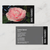 Side Band - Pink Camellia Visitenkarte (Vorne/Hinten)