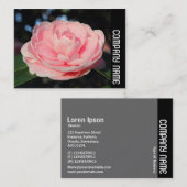 Side Band - Pink Camellia Visitenkarte (Vorne/Hinten)