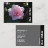 Side Band - Pink Camellia Visitenkarte (Vorne/Hinten)