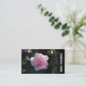 Side Band - Pink Camellia Visitenkarte (Stehend Vorderseite)