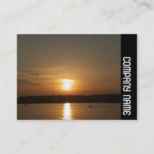 Side Band - Sonnenuntergang über Cardiff Bay Visitenkarte