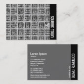 Side Band - Square Town Visitenkarte (Vorne/Hinten)