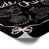 Side Chick And Main Man Funny Thanksgiving Couple Poster (Ecke)