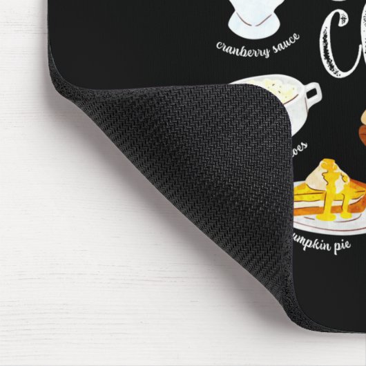 Side Chick,funny Thanksgiving Dishes Gift Tee Men Mousepad (Ecke)