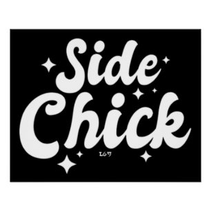 SIDE CHICK lustiger Erntedank Poster