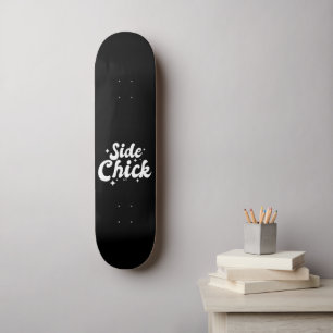 SIDE CHICK lustiger Erntedank Skateboard