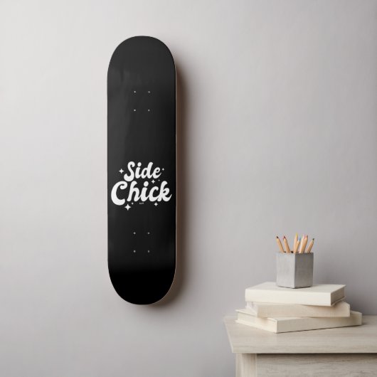 SIDE CHICK lustiger Erntedank Skateboard (Wandkunst)