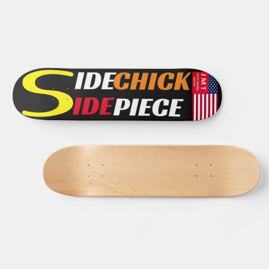 SIDE CHICK SIDE PIECE 7 3/4" Skateboard Deck (Horizontal)