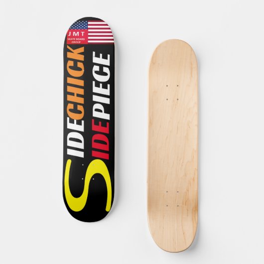 SIDE CHICK SIDE PIECE 7 3/4" Skateboard Deck (Vorderseite)