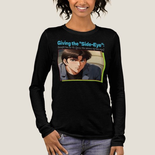 Side-Eye 4K Tri-Blend Shirt (Vorderseite)