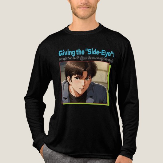 Side-Eye 4K Tri-Blend Shirt (Vorderseite)