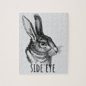 Side Eye Funny Bunny Puzzle (Vertikal)