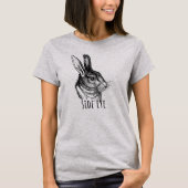 Side Eye Funny Bunny T-Shirt (Vorderseite)
