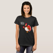 Side Eye Moo Turkey Funny Thanksgiving Autumn Fall T-Shirt (Vorne ganz)
