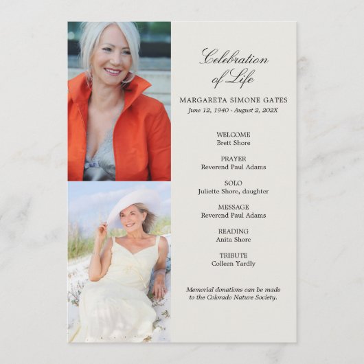 Side Fotos Feier des Life Flat Programms Programm (Vorderseite)