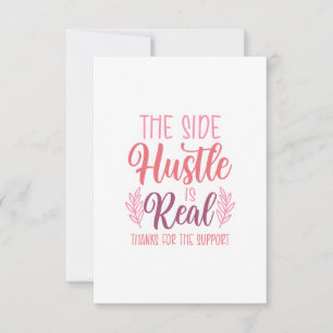 Side Hustle danke Ihnen Karten