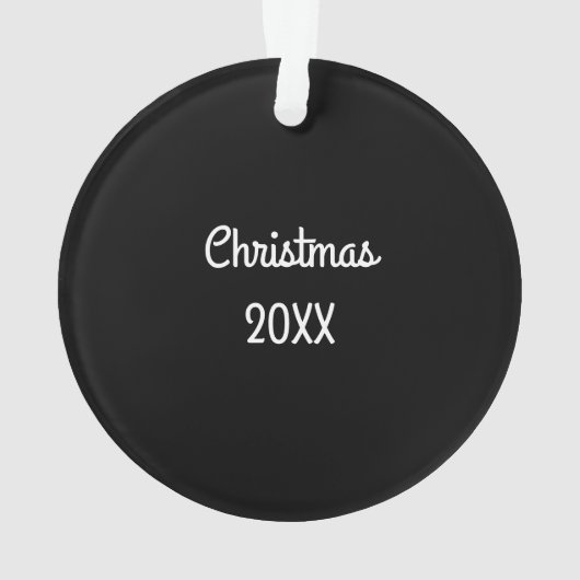 Side Hustle vs. Grind Dancing Neon Blue Text Ornament (Rückseite)