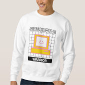 Side Hustle Warrior Retro Tech Sweatshirt (Vorderseite)