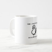 Side Quest Gaming Meme Kaffeetasse (Vorderseite Links)