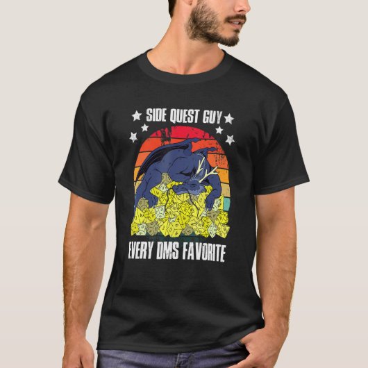 Side Quest Guy Every DMs Favorite 1 T-Shirt (Vorderseite)
