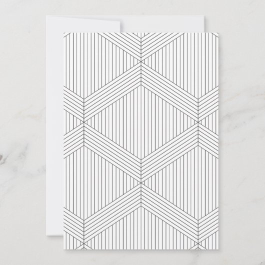 Side Script Minimalistisch Modernes Foto Hochzeit Save The Date (Rückseite)