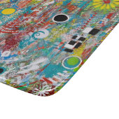 Side Show Deko Glass Cutting Board Schneidebrett (Ecke)