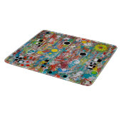 Side Show Deko Glass Cutting Board Schneidebrett (Ecke)