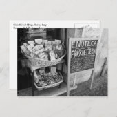 Side Street Shop der Rom Post Card Postkarte (Vorne/Hinten)