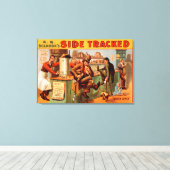 Side Tracked - Comical Caf � Scene Theater Leinwanddruck (Insitu (Holzboden))