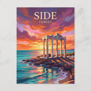 Side Türkei Postkarte