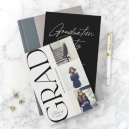 Side Typografy Abschluss 2022 3 Foto Party Einladung