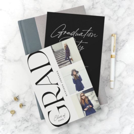 Side Typografy Abschluss 2022 3 Foto Party Einladung