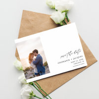 Side V Foto Modernes Save the Date
